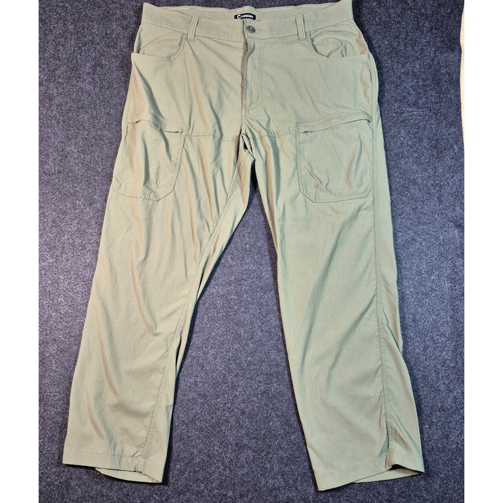 Origin Mens Straight Leg NYLOC Pants 38x30 Olive Green Made in USA Tactical
